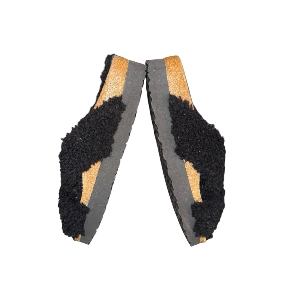 Birkenstock Papillio Daytona Teddy Shearling Platform Sandals Black festival - Picture 9 of 17